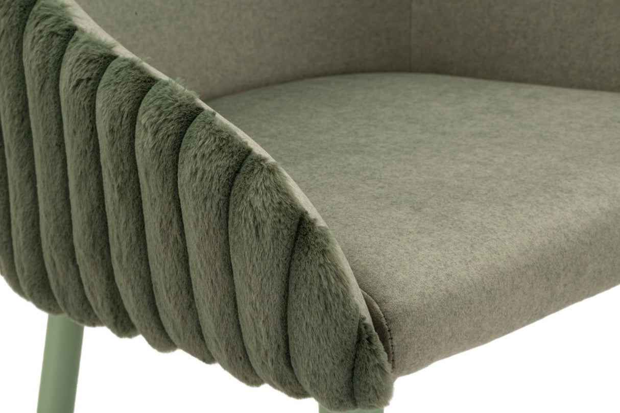 SGABELLO BAR ALASKA -A- VERDE SET 2 PZ CM 52X46X111 (ALTEZZA SEDUTA CM 78)