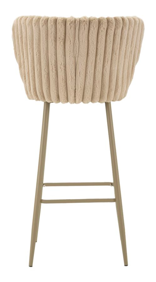 SGABELLO BAR ALASKA -B- CREMA SET 2 PZ CM 55X58X106 (ALTEZZA SEDUTA CM 77)