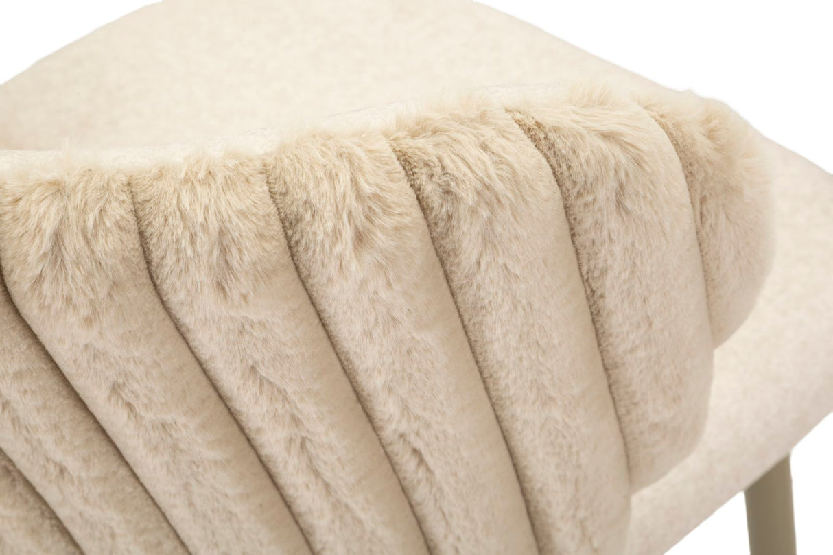 SGABELLO BAR ALASKA -B- CREMA SET 2 PZ CM 55X58X106 (ALTEZZA SEDUTA CM 77)