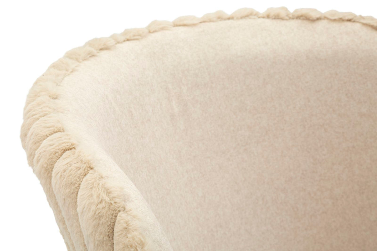 SGABELLO BAR ALASKA -B- CREMA SET 2 PZ CM 55X58X106 (ALTEZZA SEDUTA CM 77)