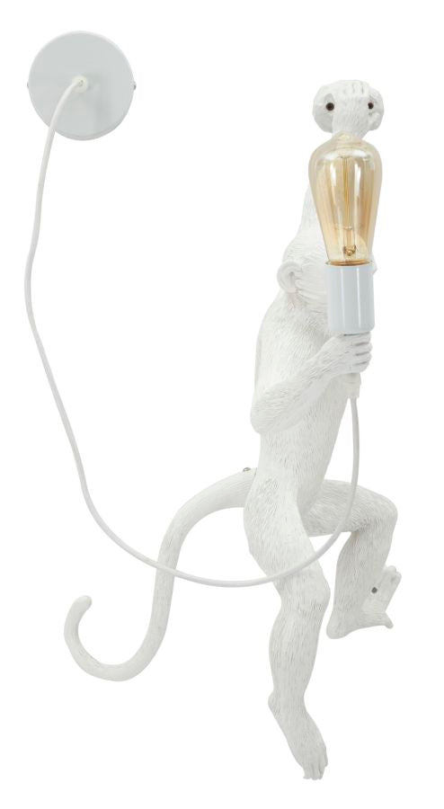LAMPADA DA MURO MONKEY BIANCA - FERRETTI
