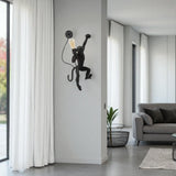 LAMPADA DA MURO MONKEY NERA - FERRETTI
