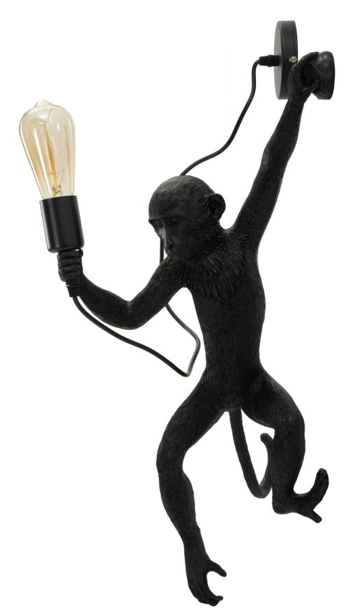 LAMPADA DA MURO MONKEY NERA - FERRETTI