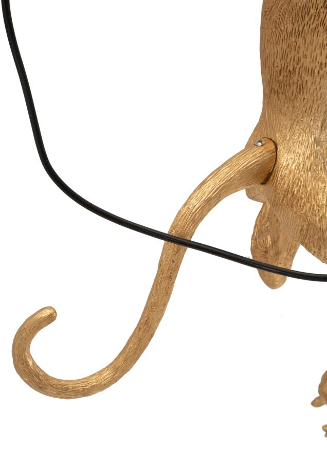 LAMPADA DA MURO MONKEY ORO - FERRETTI