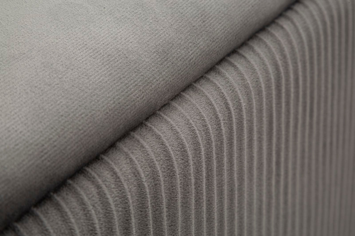 PANCA C/CONTENITORE E SGABELLI SHOPY GRIGIA SET 3 PZ CM 80X37X42-29X35