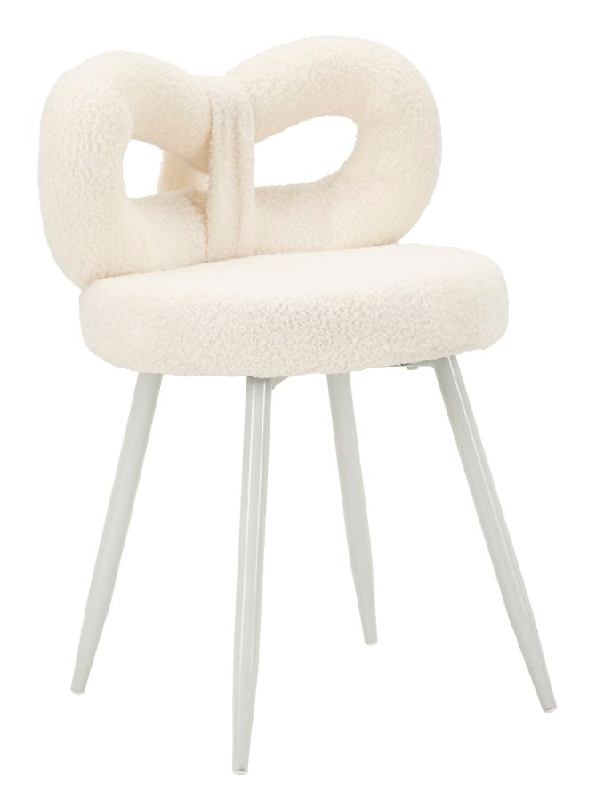 SEDIA MINI ILARY BIANCA CM Ø 40X67
 (ALTEZZA SEDUTA CM 46)