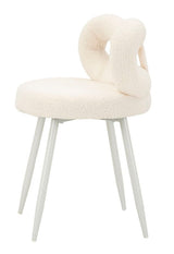 SEDIA MINI ILARY BIANCA CM Ø 40X67
 (ALTEZZA SEDUTA CM 46)