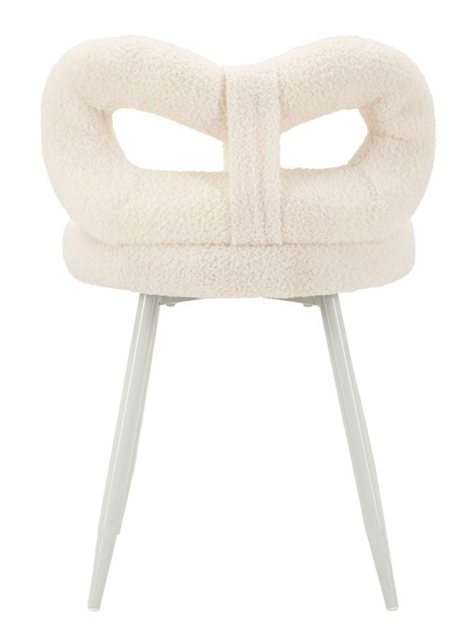 SEDIA MINI ILARY BIANCA CM Ø 40X67
 (ALTEZZA SEDUTA CM 46)