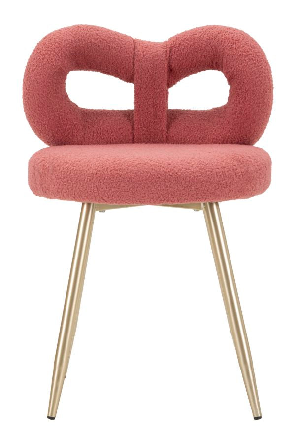 SEDIA MINI ILARY ROSA CM Ø 40X67
 (ALTEZZA SEDUTA CM 46)