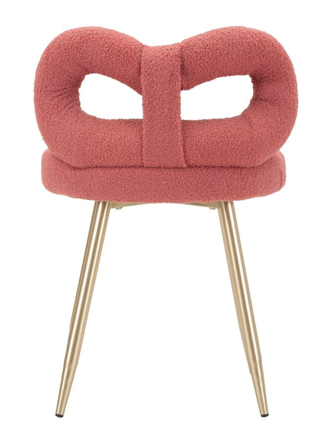 SEDIA MINI ILARY ROSA CM Ø 40X67
 (ALTEZZA SEDUTA CM 46)