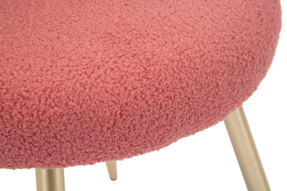 SEDIA MINI ILARY ROSA CM Ø 40X67
 (ALTEZZA SEDUTA CM 46)
