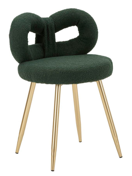 SEDIA MINI ILARY VERDE CM Ø 40X67
 (ALTEZZA SEDUTA CM 46)