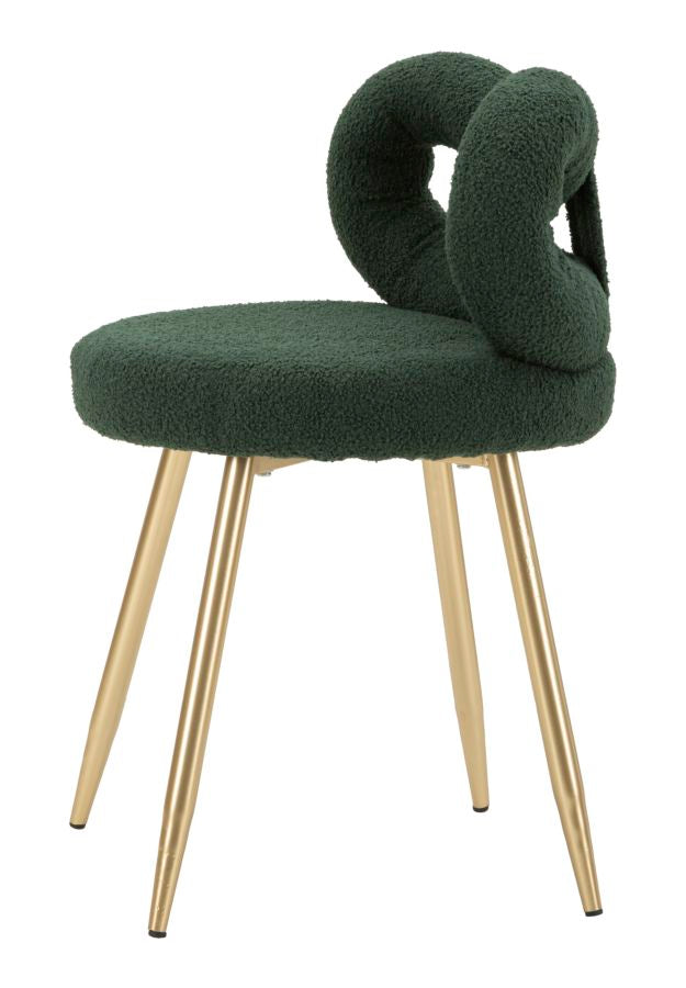 SEDIA MINI ILARY VERDE CM Ø 40X67
 (ALTEZZA SEDUTA CM 46)