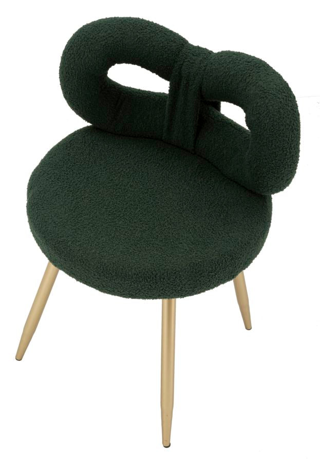 SEDIA MINI ILARY VERDE CM Ø 40X67
 (ALTEZZA SEDUTA CM 46)