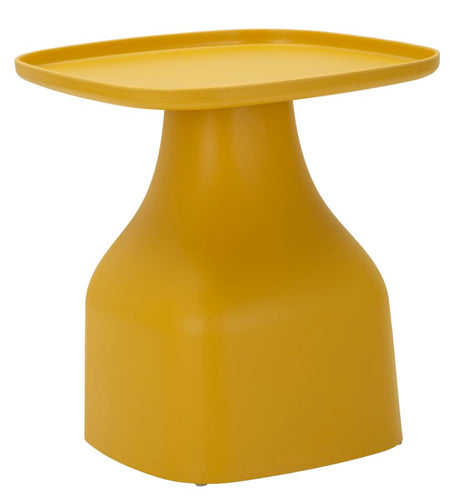 TAVOLINETTO GEA GIALLO CM 48X48X50