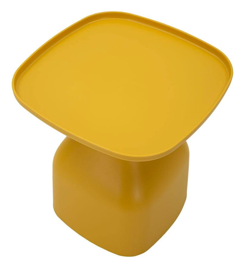 TAVOLINETTO GEA GIALLO CM 48X48X50