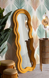SPECCHIO DA MURO TEDDY SENAPE CM 60X4X160