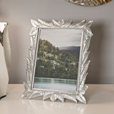 CORNICE LEAVY SILVER CM 21,2X1,7X26,8 (MISURA INTERNA CM 15X20)