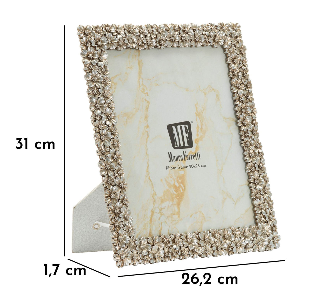 CORNICE FLOWY CM 26,2X1,7X31 (MISURA INTERNA CM 20X25)