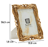 CORNICE BAROQUE CM 21,8X1,8X26,5 (MISURA INTERNA CM 15X20)