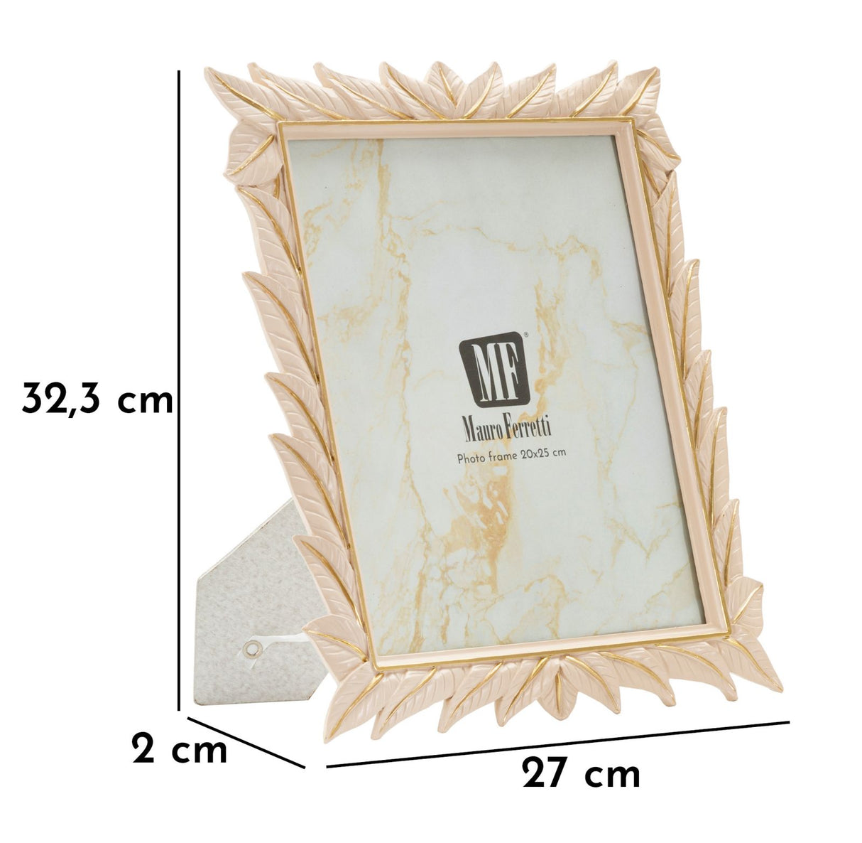 CORNICE LEAFFY CM 27X2X32,3
 (MISURA INTERNA CM 20X25)