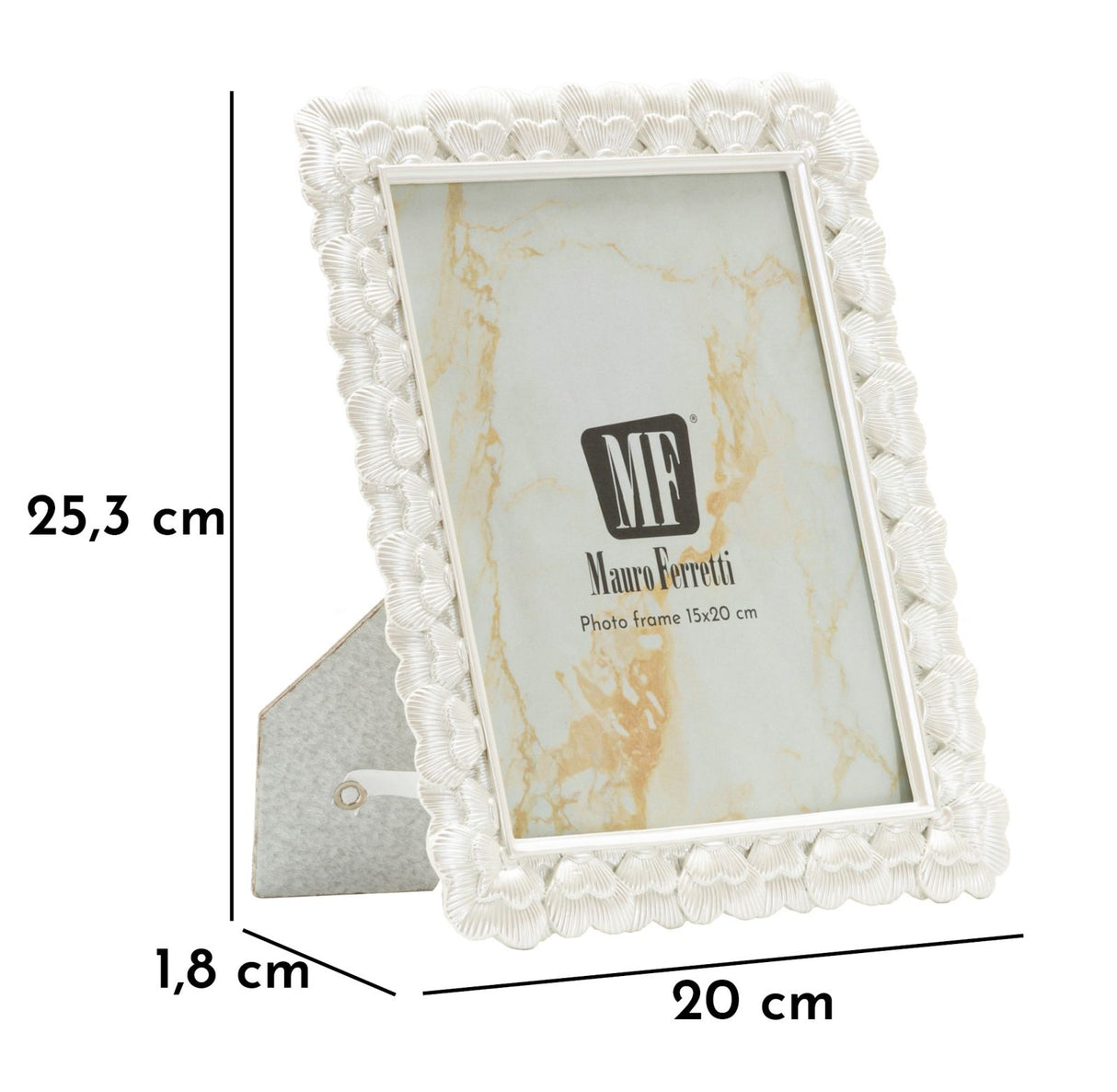 CORNICE HEARTY CM 20X1,8X25,3 (MISURA INTERNA CM 15X20)