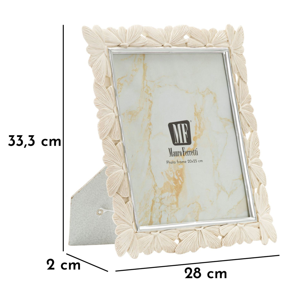 CORNICE BUTTERFLY CM 28X2X33,3 (MISURA INTERNA CM 20X25)