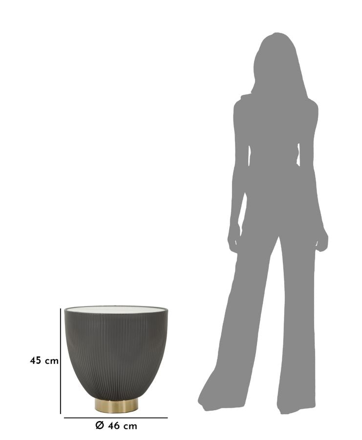 TAVOLINO DA CAFFE' ELGE CM Ø 46X45