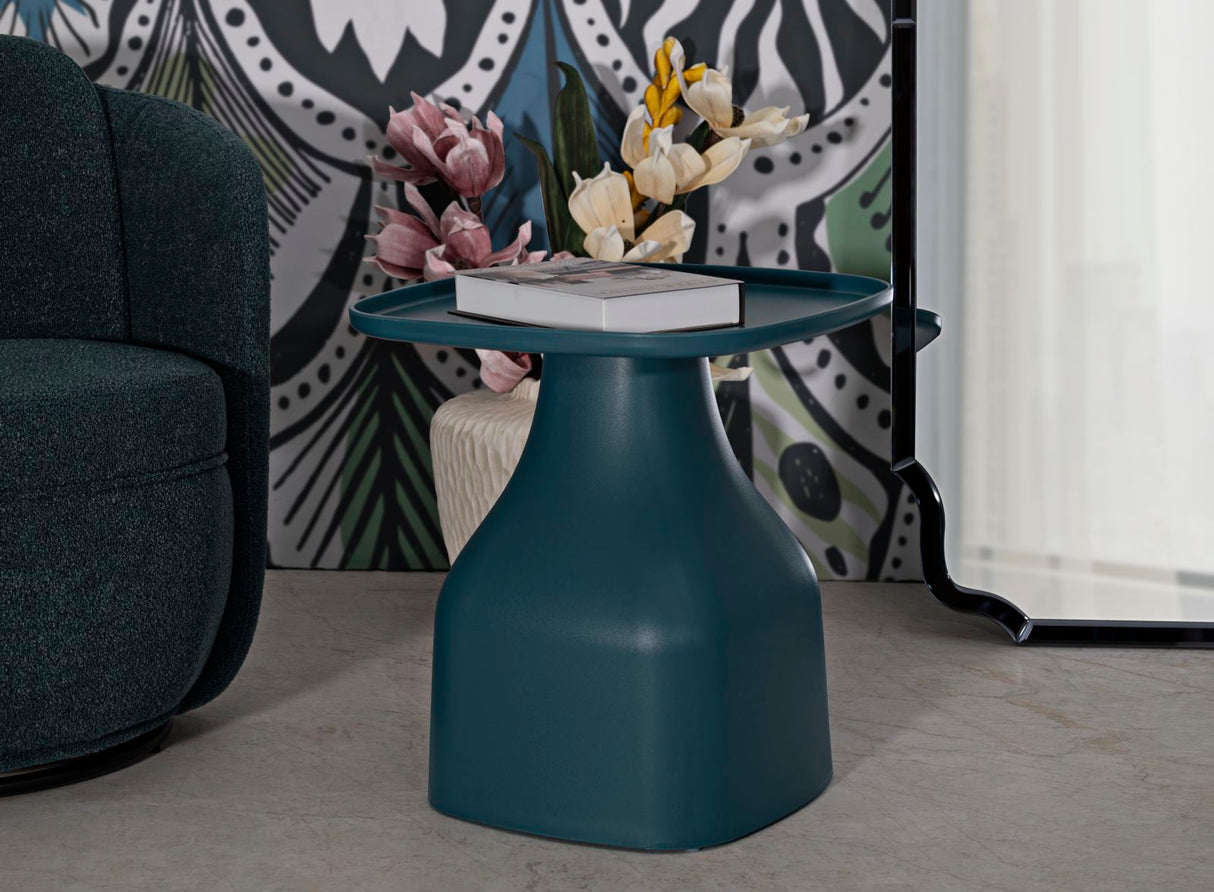 TAVOLINETTO GEA BLU CM 48X48X50