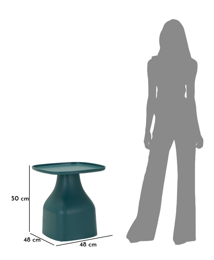 TAVOLINETTO GEA BLU CM 48X48X50