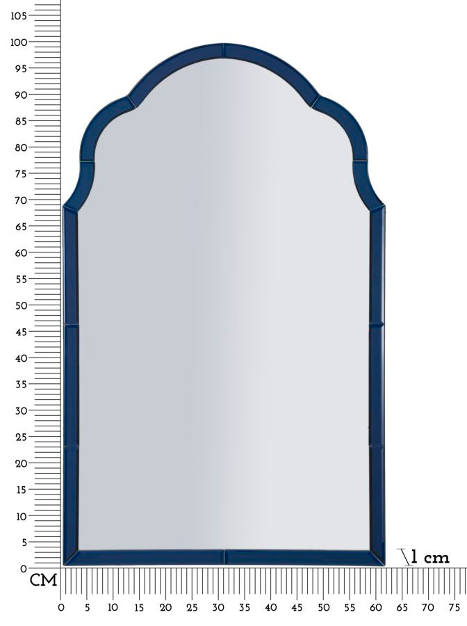 SPECCHIO DA MURO TANGERI BLU - FERRETTI