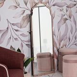 SPECCHIO DA MURO TANGERI ROSA CM 55X2X150 (MISURA SPECCHIO CM 49X144)
