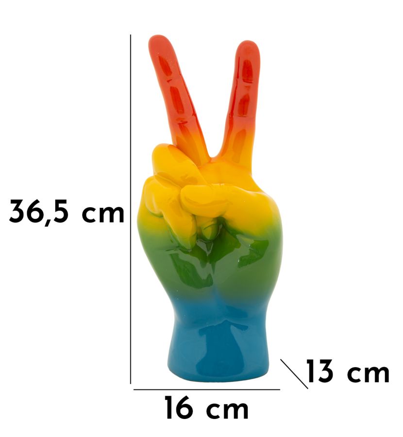 MANO RAINBOW VITTORIA CM 16X13X36,5