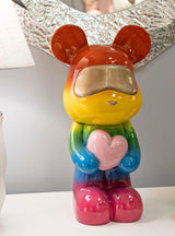ORSETTO RAINBOW IN PIEDI CM 22,50X17,5X42,5