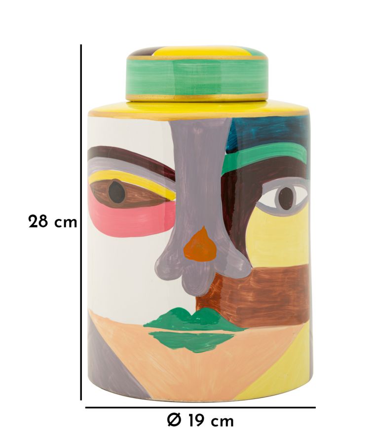 VASO PICCASSY COLOR TOP CM Ø 19X28