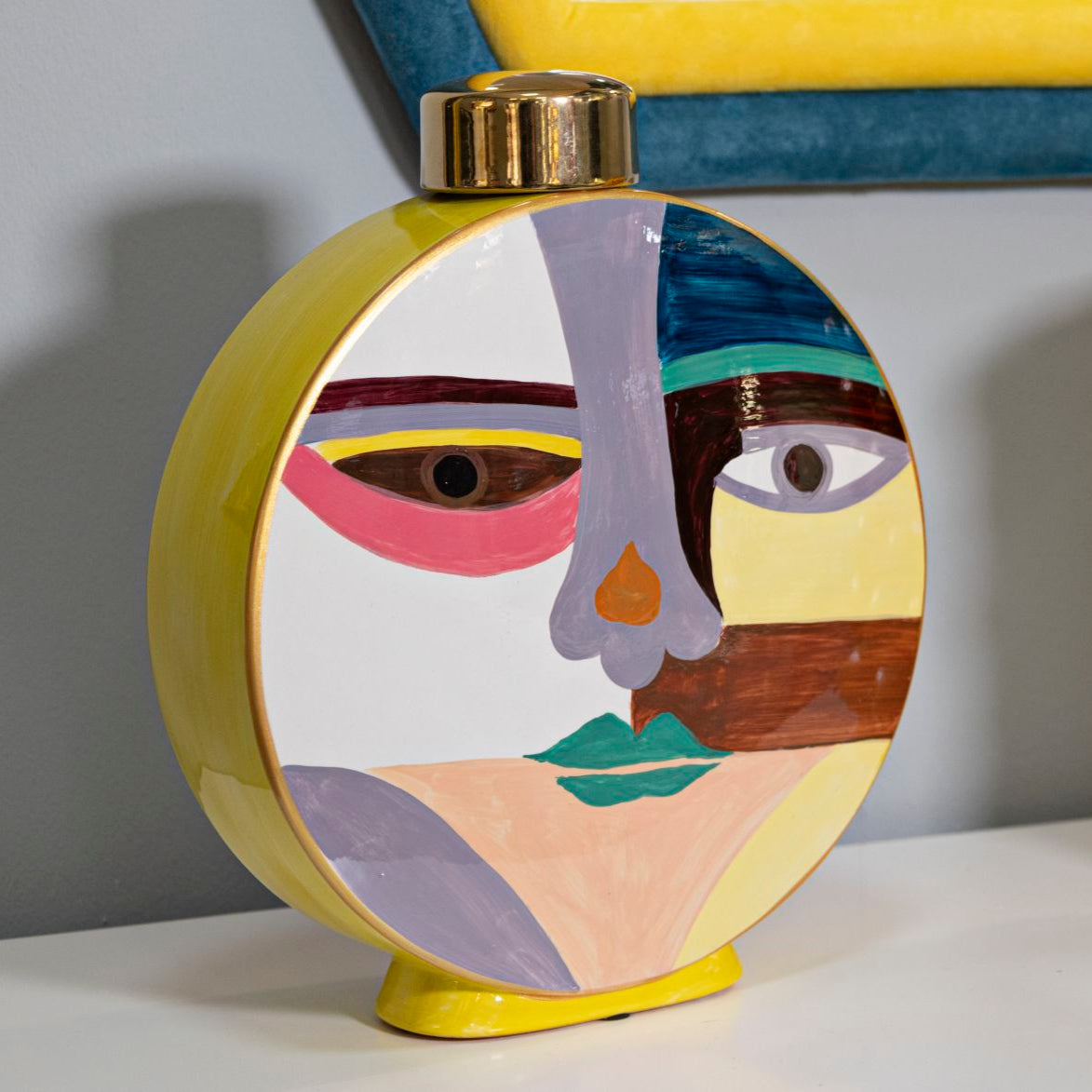 VASO PICCASSY COLOR ROUND CM 28X9X33