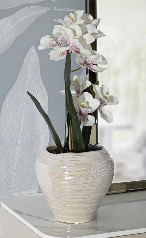 VASO PERLY ROUND CM Ø 22X20