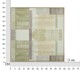 STAMPA DIPINTA SU TELA LIGNES C/CORNICE -A- CM 60X3X60