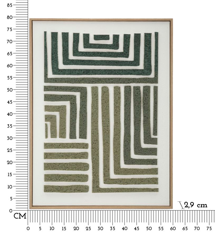 DIPINTO SU TELA 3D C/CORNICE -B- CM 60X2,9X80