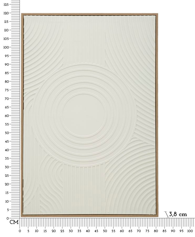 DIPINTO SU TELA SEMPLICITY C/CORNICE -A- CM 80X3,8X120