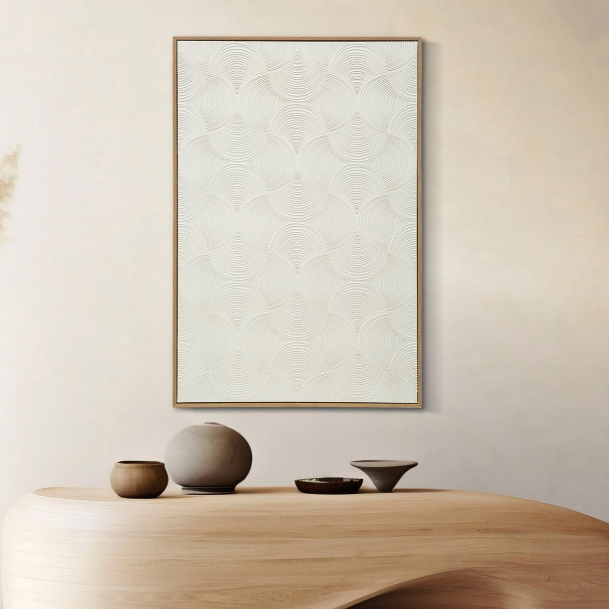 DIPINTO SU TELA SEMPLICITY C/CORNICE -A- CM 80X3,8X120