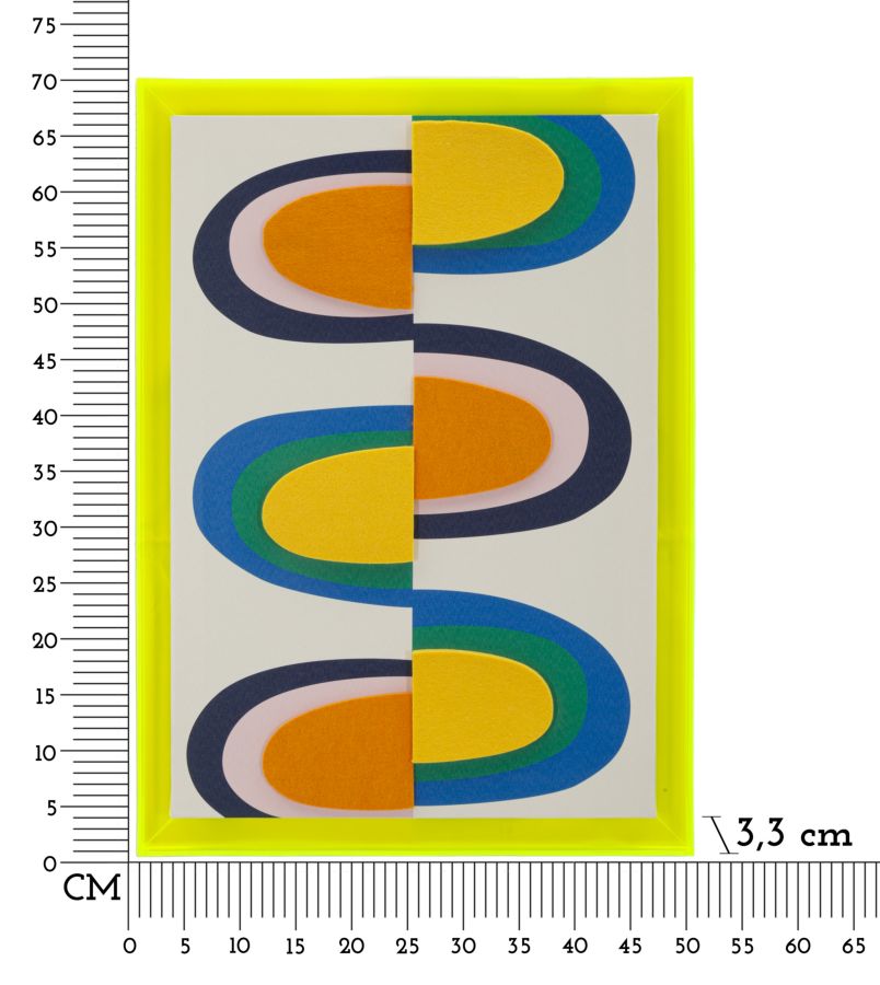 STAMPA SU TELA POP ART C/CORNICE -A- CM 50X3,3X70