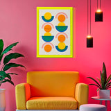STAMPA SU TELA POP ART C/CORNICE -B- CM 50X3,3X70