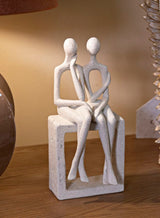 STATUETTA COPPIA STONS CM 11,5X9X25