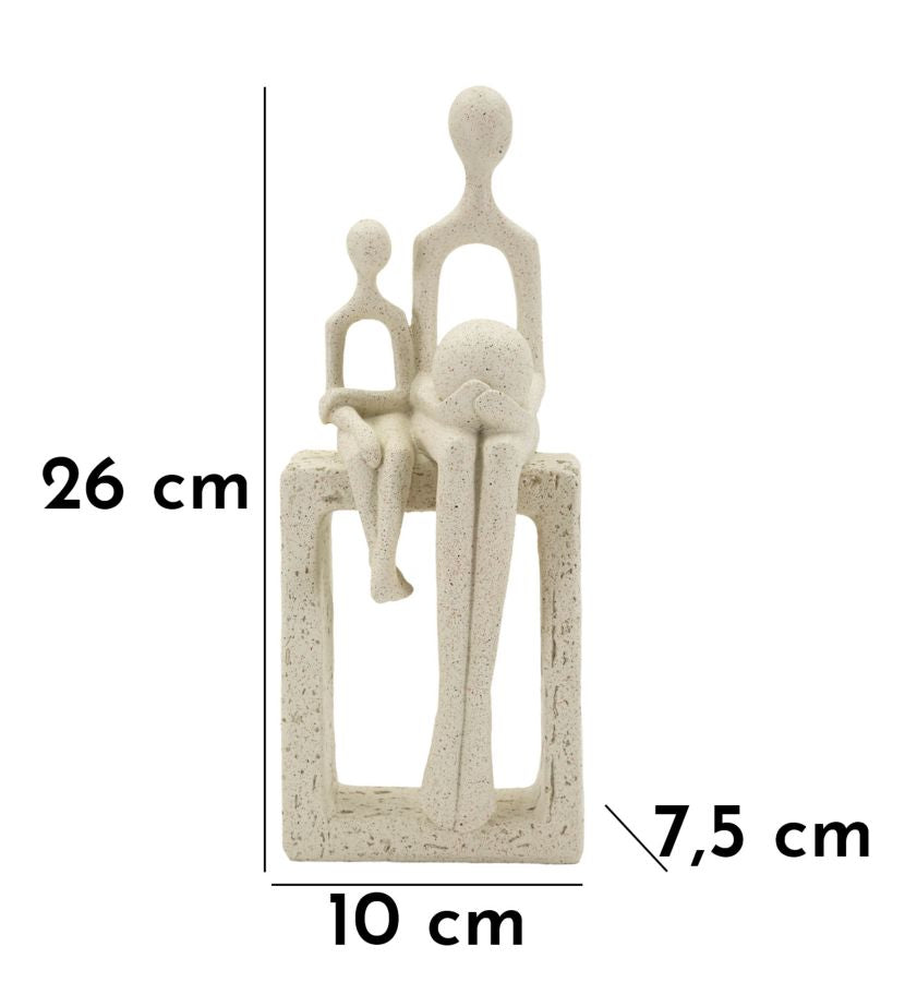 STATUETTA MATERNITA' STONS CM 10X7,5X26
