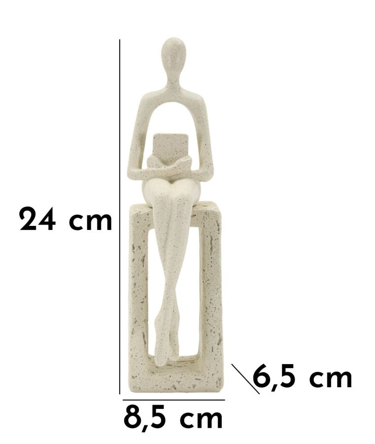 STATUETTA SINGLE STONS CM 8,5X6,5X24