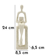 STATUETTA SINGLE STONS CM 8,5X6,5X24