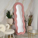 SPECCHIO DA MURO TEDDY ROSA CM 60X4X160 (MISURA SPECCHIO CM 39X137)