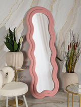 SPECCHIO DA MURO TEDDY ROSA CM 60X4X160 (MISURA SPECCHIO CM 39X137)