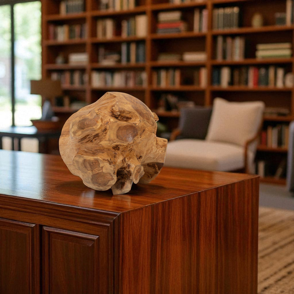 SFERA IN TEAK RICICLATO (PEZZI UNICI - NON RIP. IN SERIE) - FERRETTI